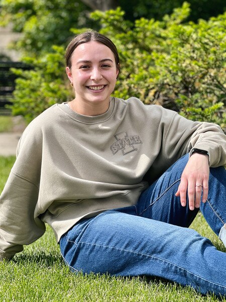 Pro Standard Women's Iowa State Taupe Crewneck